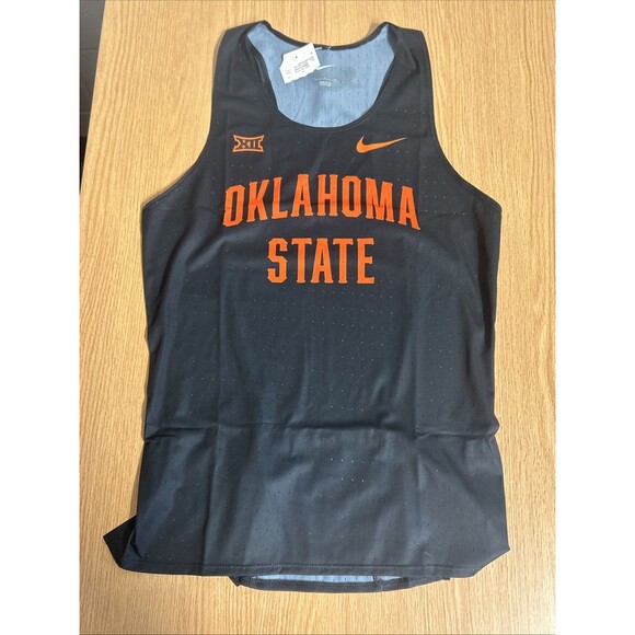 Nike Pro Elite Oklahoma State Cowboys OSU Issued Singlet Tank Men's small RARE - Picture 1 of 6